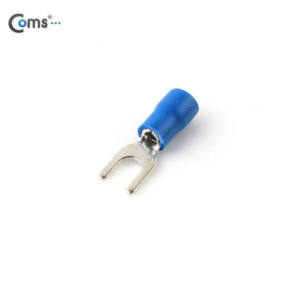 Coms 터미널(100pcs)/ Y단자, SVM 2-4, 파랑, 4.3mm