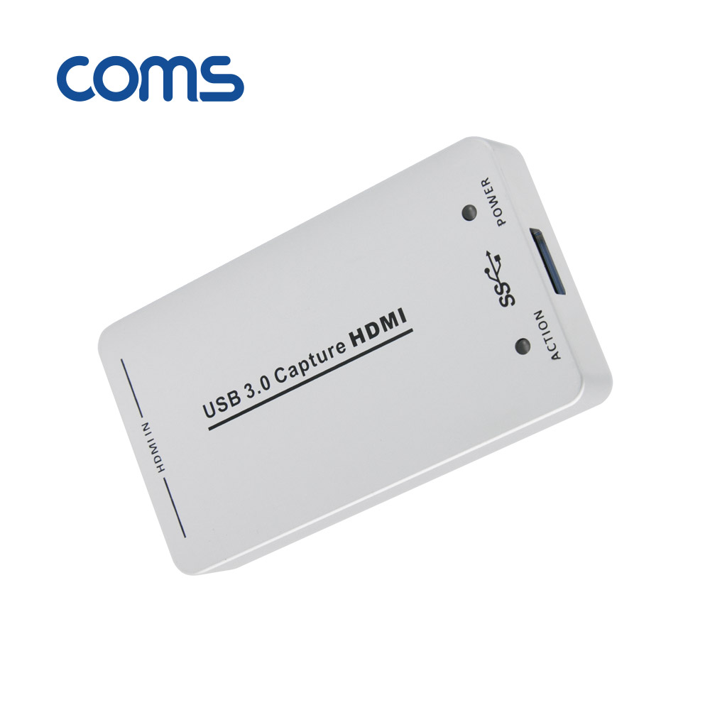 Coms USB 3.0 HDMI 캡쳐 / 1080P / HDMI 입력 / 고화질 실시간 캡쳐 지원