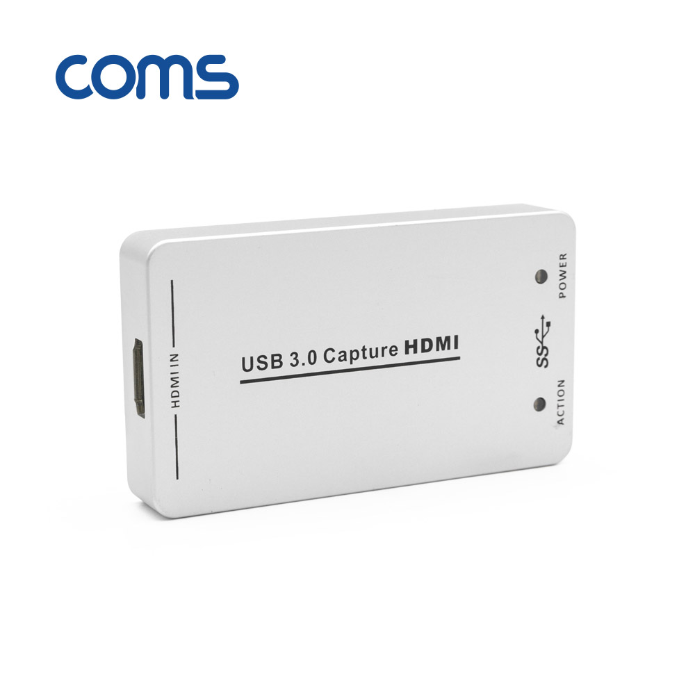 Coms USB 3.0 HDMI 캡쳐 / 1080P / HDMI 입력 / 고화질 실시간 캡쳐 지원