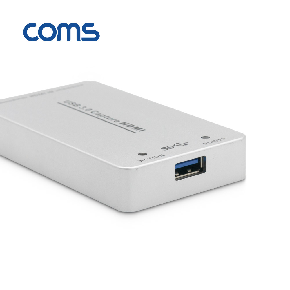 Coms USB 3.0 HDMI 캡쳐 / 1080P / HDMI 입력 / 고화질 실시간 캡쳐 지원