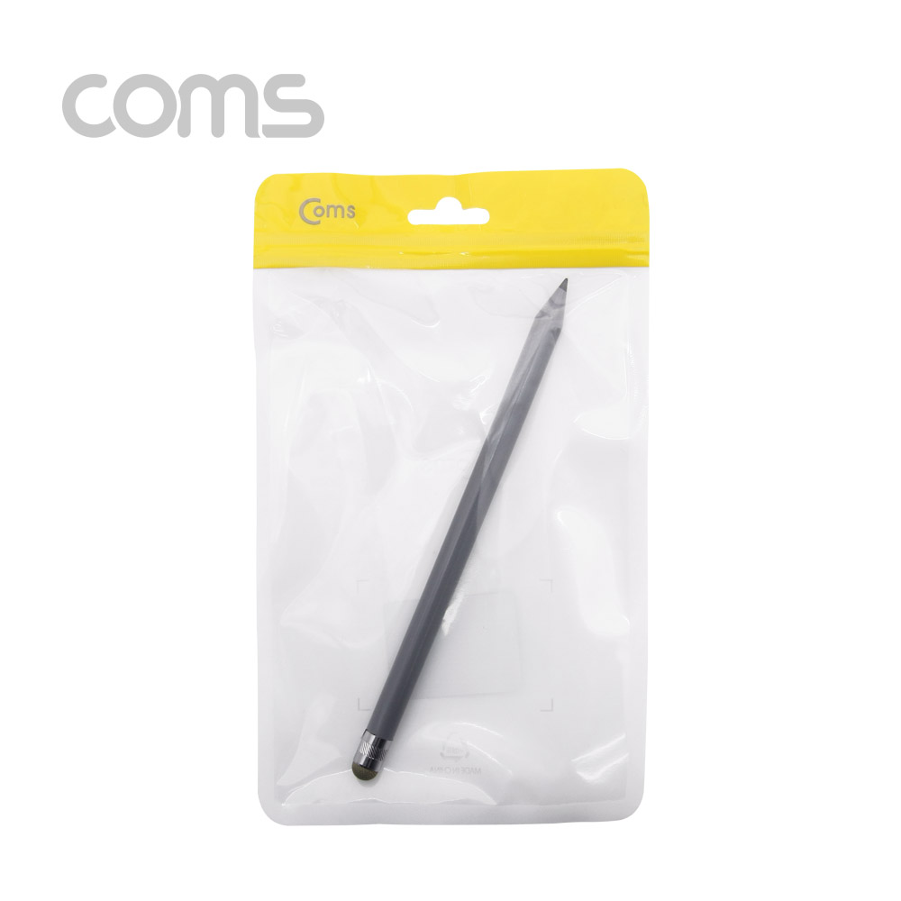 Coms 터치펜 원형 연필 15cm, Gray / 스타일러스