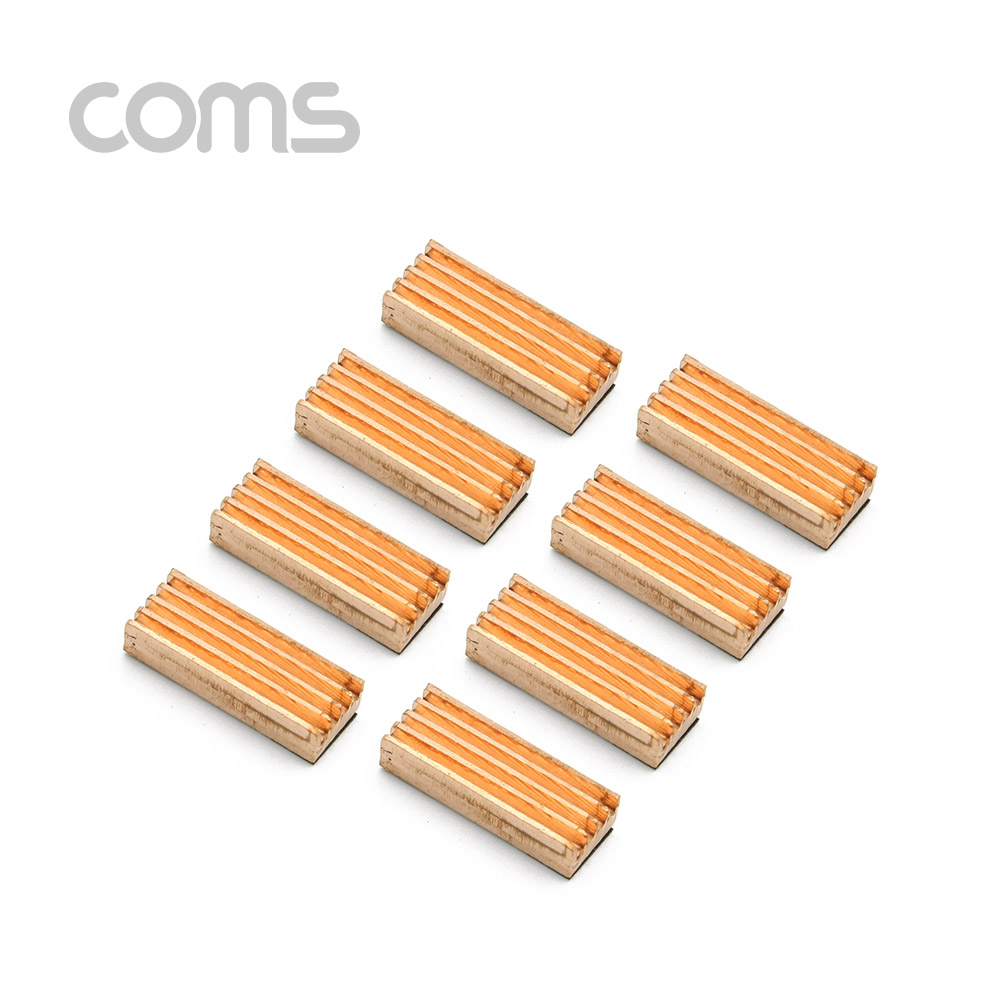 Coms 쿨러 방열판/램용, 23x8x5mm, 8pcs/ MC-200