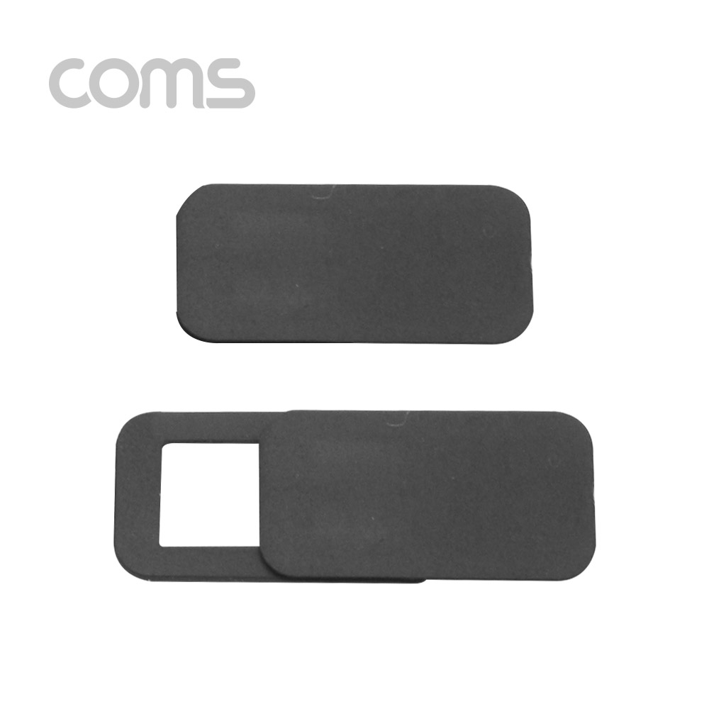 Coms 캠(Web Cam) 커버 Black, 프라이버시 / 웹 캠 커버 / 카메라 커버