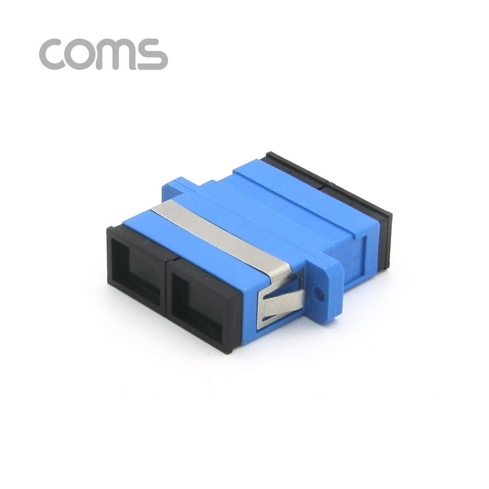 Coms 광패치코드 커플러, Flange타입 SC F/F, Duplex, Blue