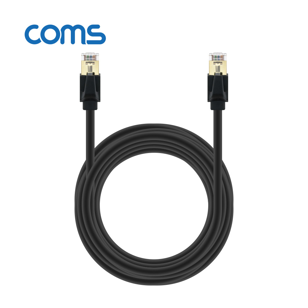 Coms 기가비트 랜케이블(Direct/Cat 8) 10M / LAN / 40Gbps / 26AWG / Fluke Test