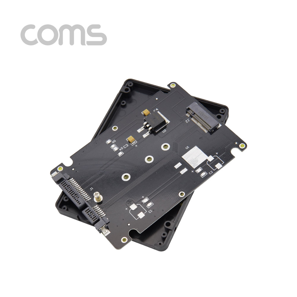 Coms SATA 컨버터(M.2), 2.5 케이스 - M.2(NGFF) to SATA 변환
