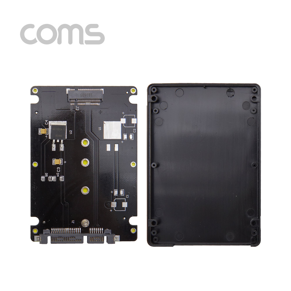 Coms SATA 컨버터(M.2), 2.5 케이스 - M.2(NGFF) to SATA 변환