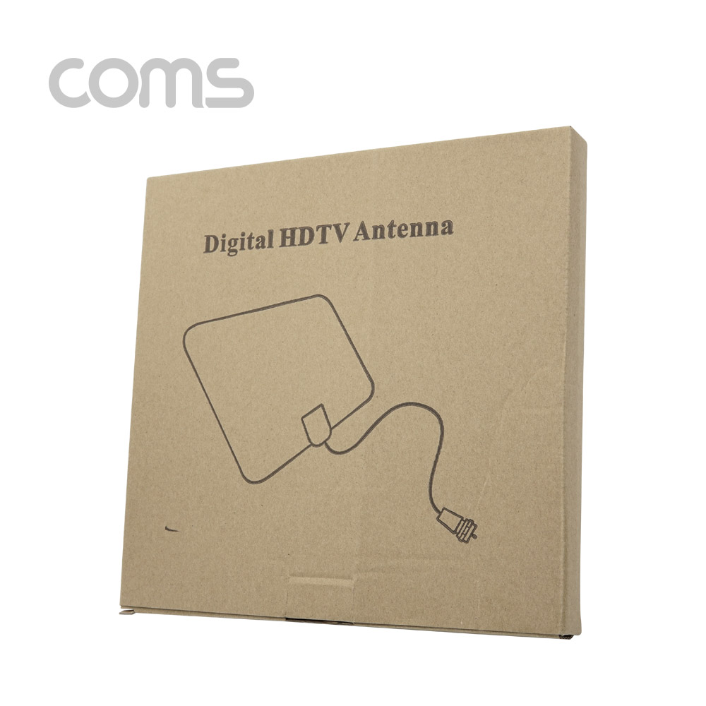 Coms 안테나 수신기(TV12), 디지털 TV 실내용, 반투명 / 필름타입
