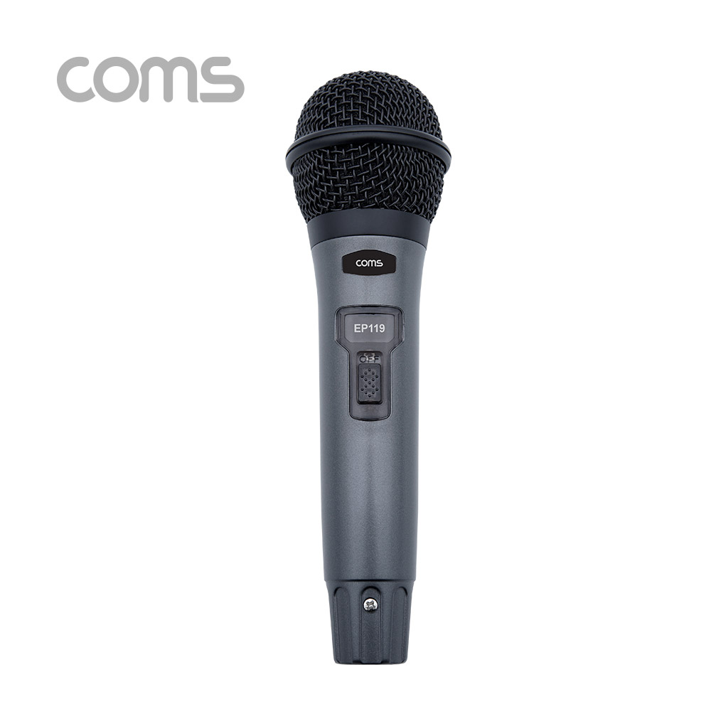 Coms 고감도 다이나믹 유선 마이크 / Metal / 6.3mm / 케이블 5M