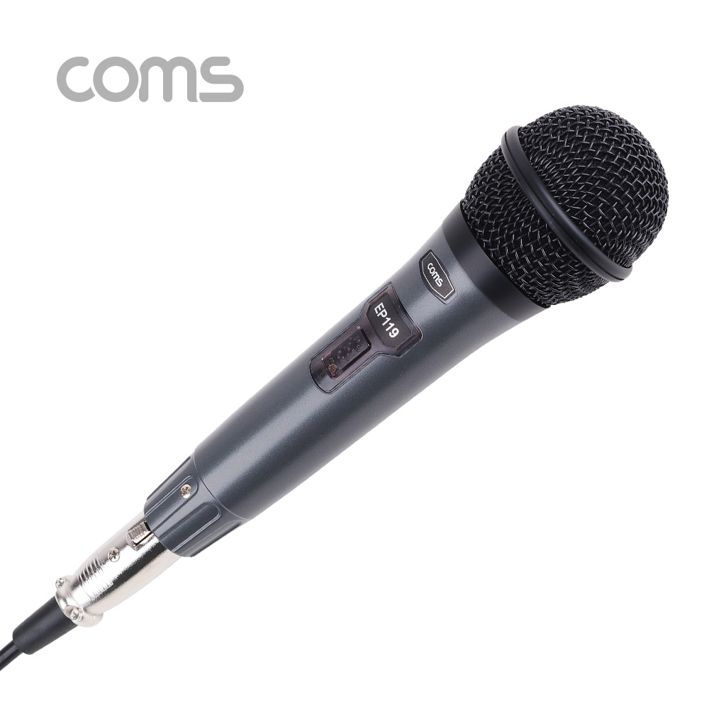 Coms 고감도 다이나믹 유선 마이크 / Metal / 6.3mm / 케이블 5M