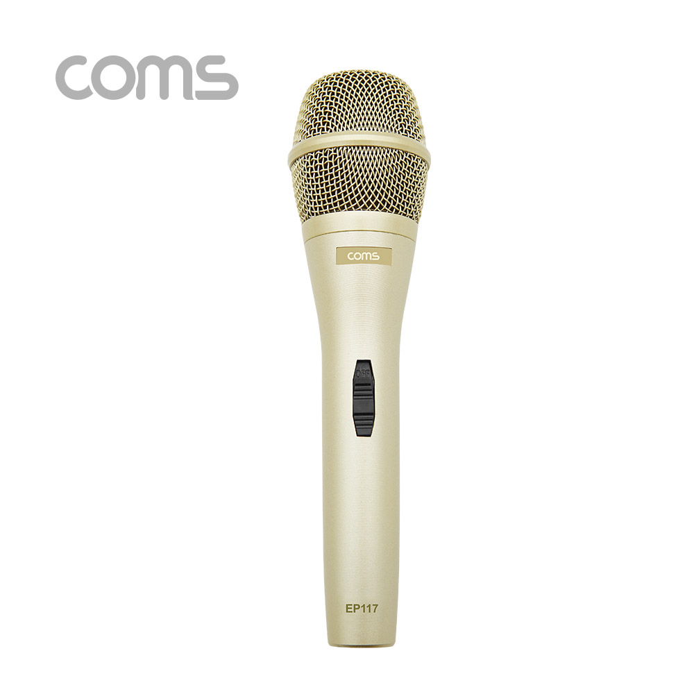 Coms 고감도 다이나믹 유선 마이크 / Metal / 6.3mm / 케이블 5M