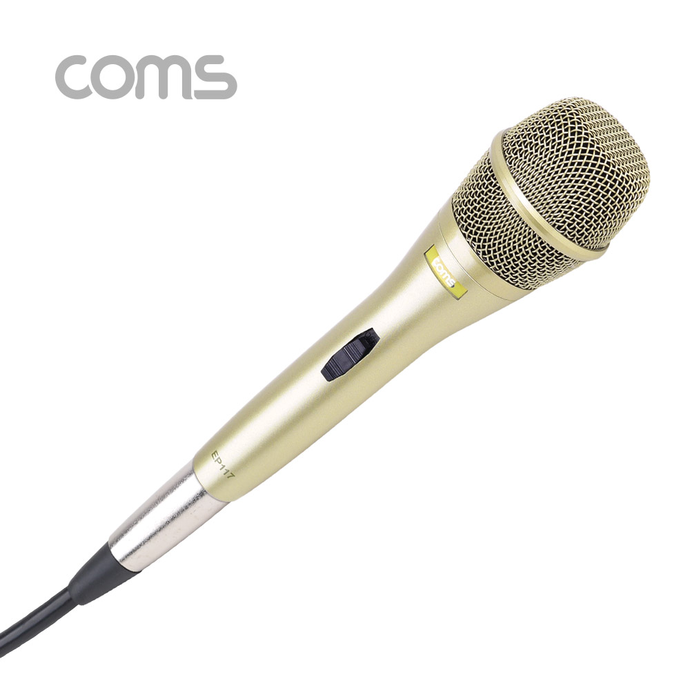 Coms 고감도 다이나믹 유선 마이크 / Metal / 6.3mm / 케이블 5M