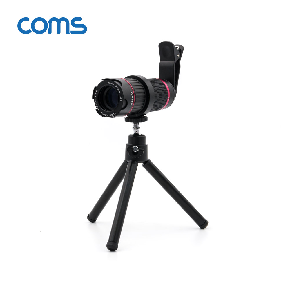 Coms 스마트폰 카메라 확대경 12배줌(4X~12X)
