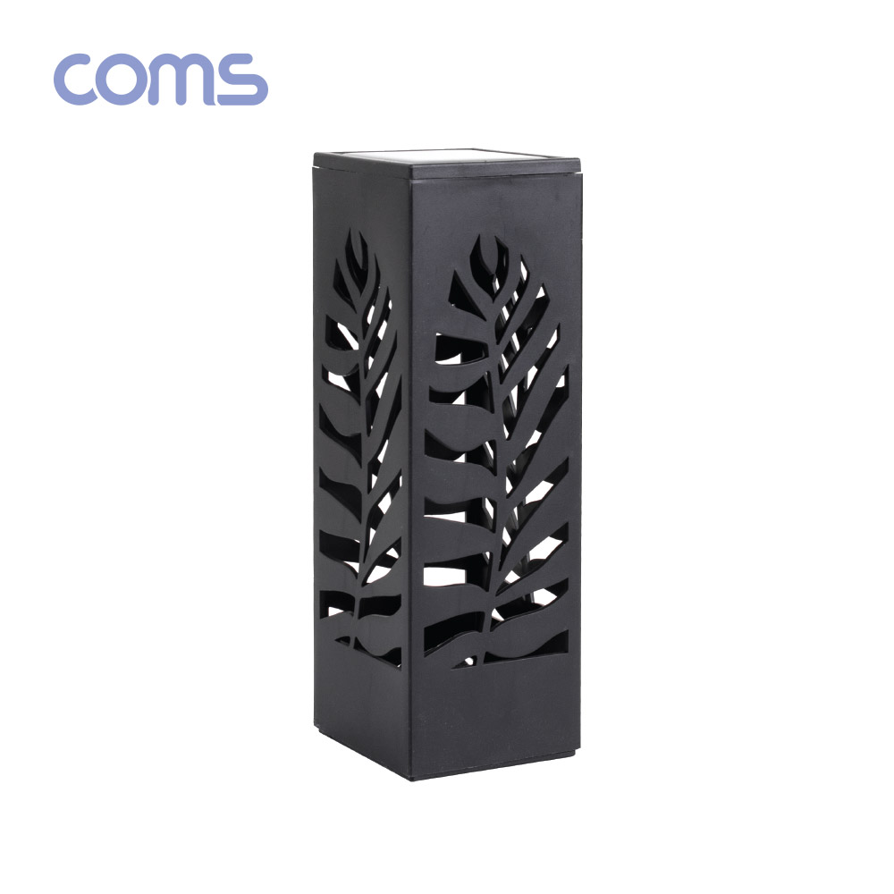 Coms 태양광 LED 정원등 / 나뭇잎 무늬 / 웜화이트 / 600mAh