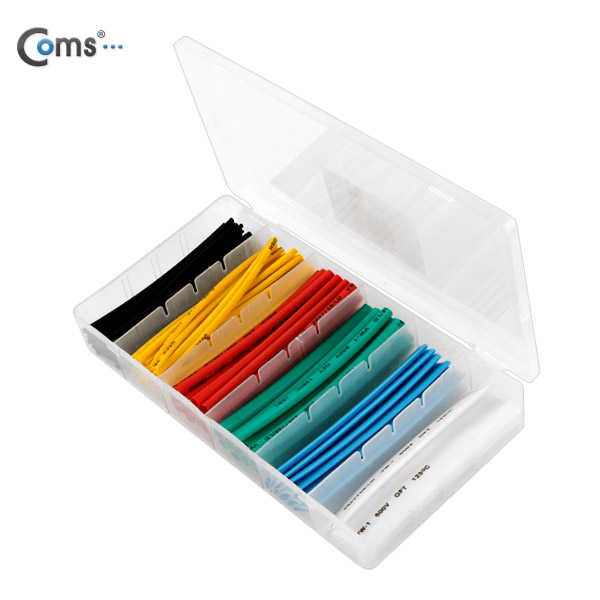 Coms 수축 튜브 세트(100pcs), HST-100C, 6컬러