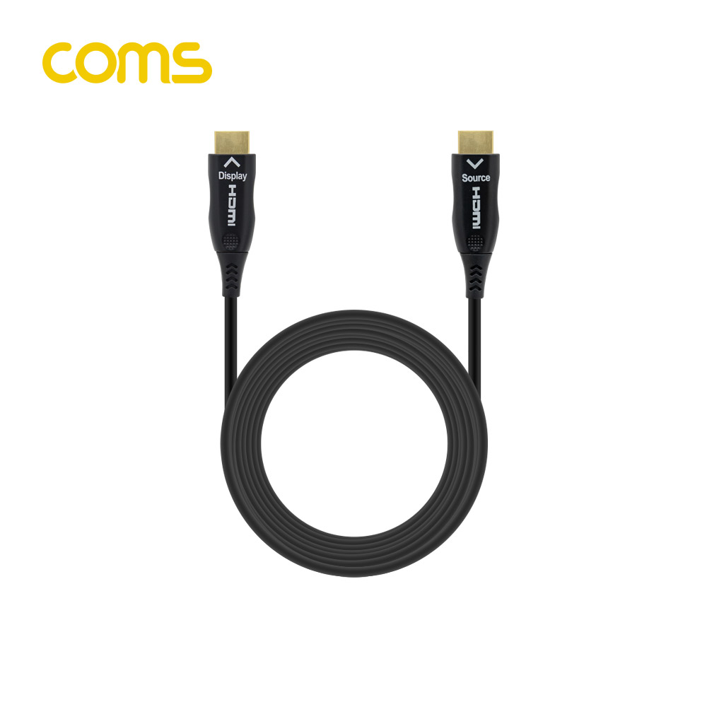 Coms HDMI 2.0 리피터 광 케이블(Optical + Coaxial) 10M / 4K2K@60Hz 지원