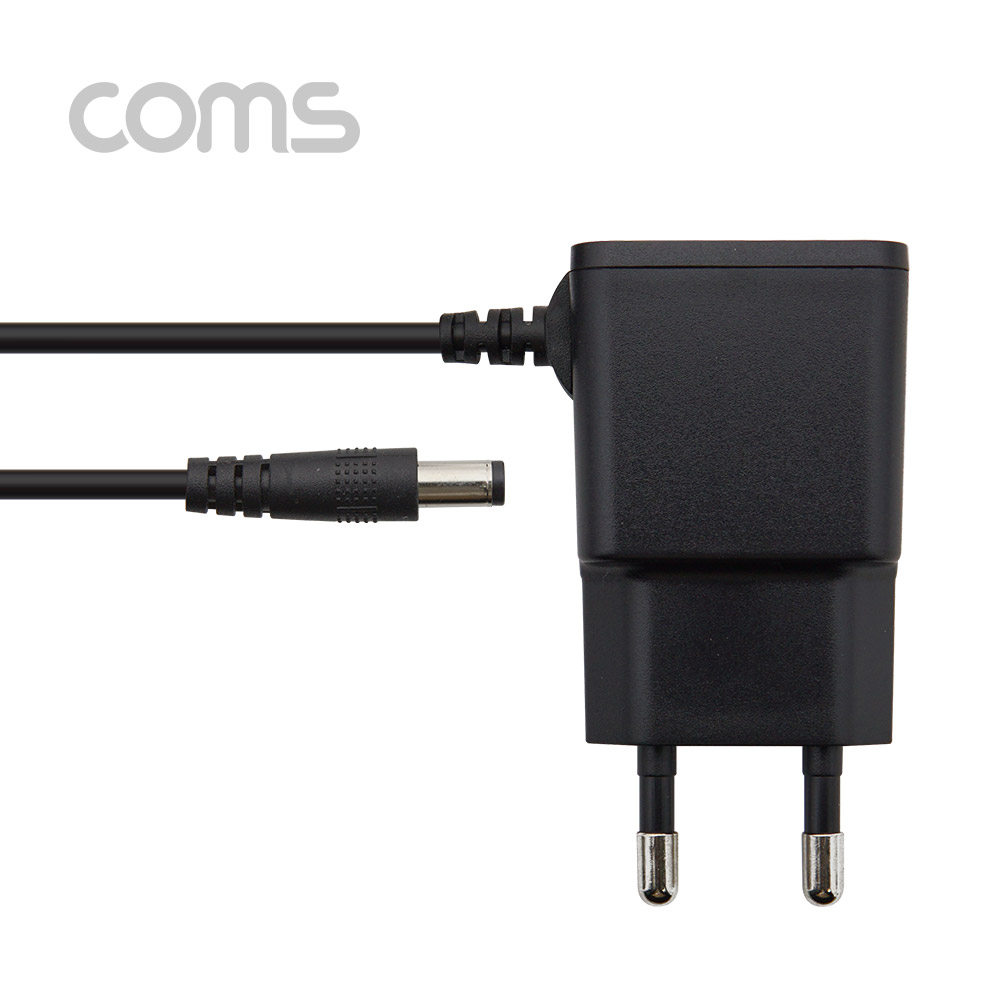 Coms 아답터 (정전압) DC 5V 2.0A, Black - 5.5mm / 2.1mm