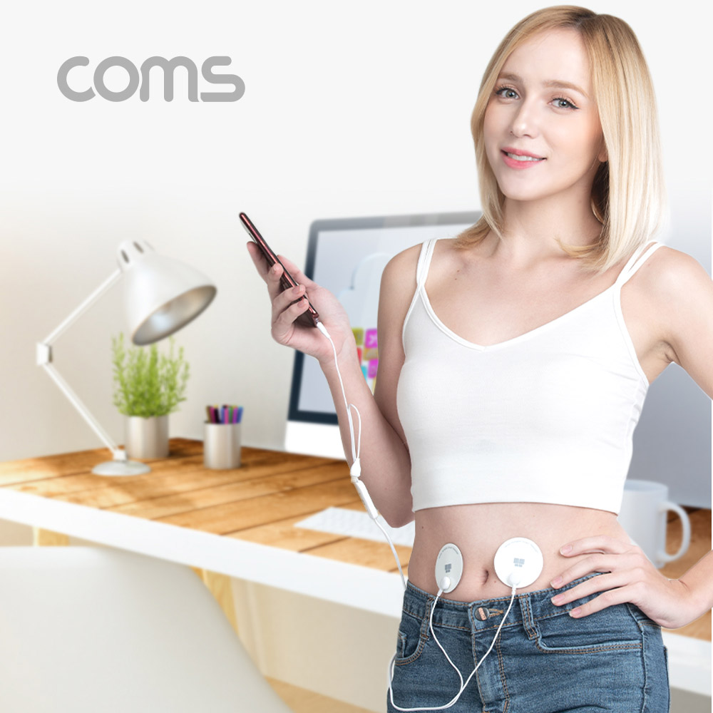 Coms 나비 휴대용 스마트 저주파 마사지기