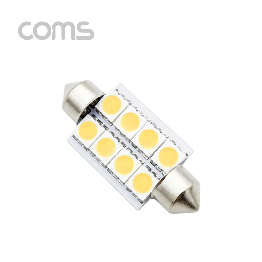 Coms 차량용 내부등(실내등) LED 극성/자연색, 2x4 / 실내등(전구색)