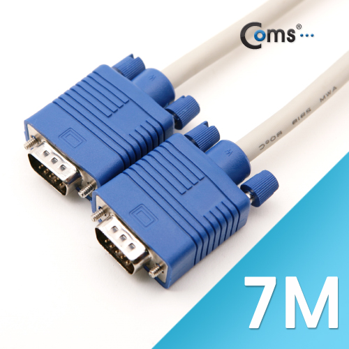 Coms 보급형 모니터 RGB 케이블 7M - M/M 타입