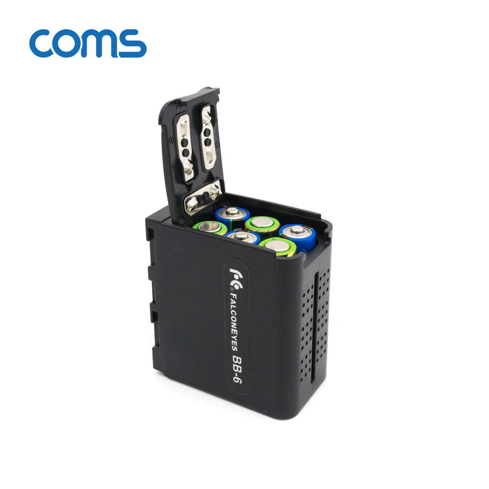 Coms 배터리 팩 / 배터리 케이스 팩 / NP-F Series, NP-F570, NP-F550 호환