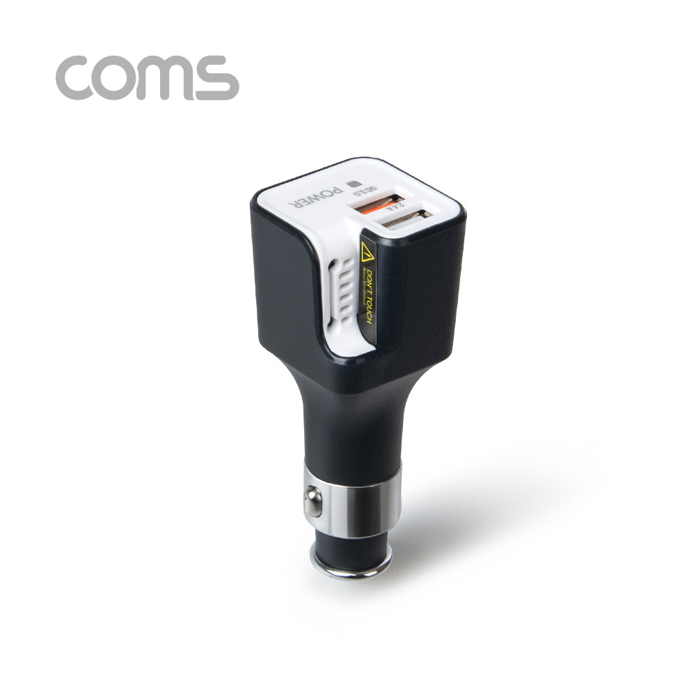 Coms 차량용 공기 청정기 / 고속충전기 2포트
