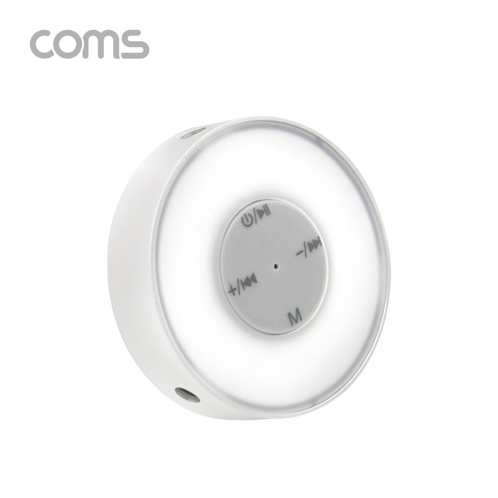 Coms AUX 무선 송수신기 / 휴대용 블루투스 송수신기 / 리시버 / 블루투스 동글 / White