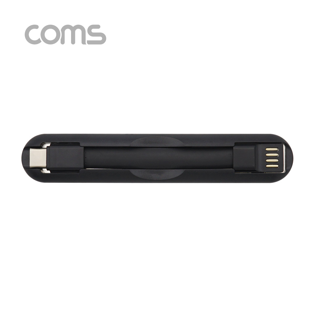 Coms USB 3.1(Type C) 케이블 / 핸드그립 / Black / C타입