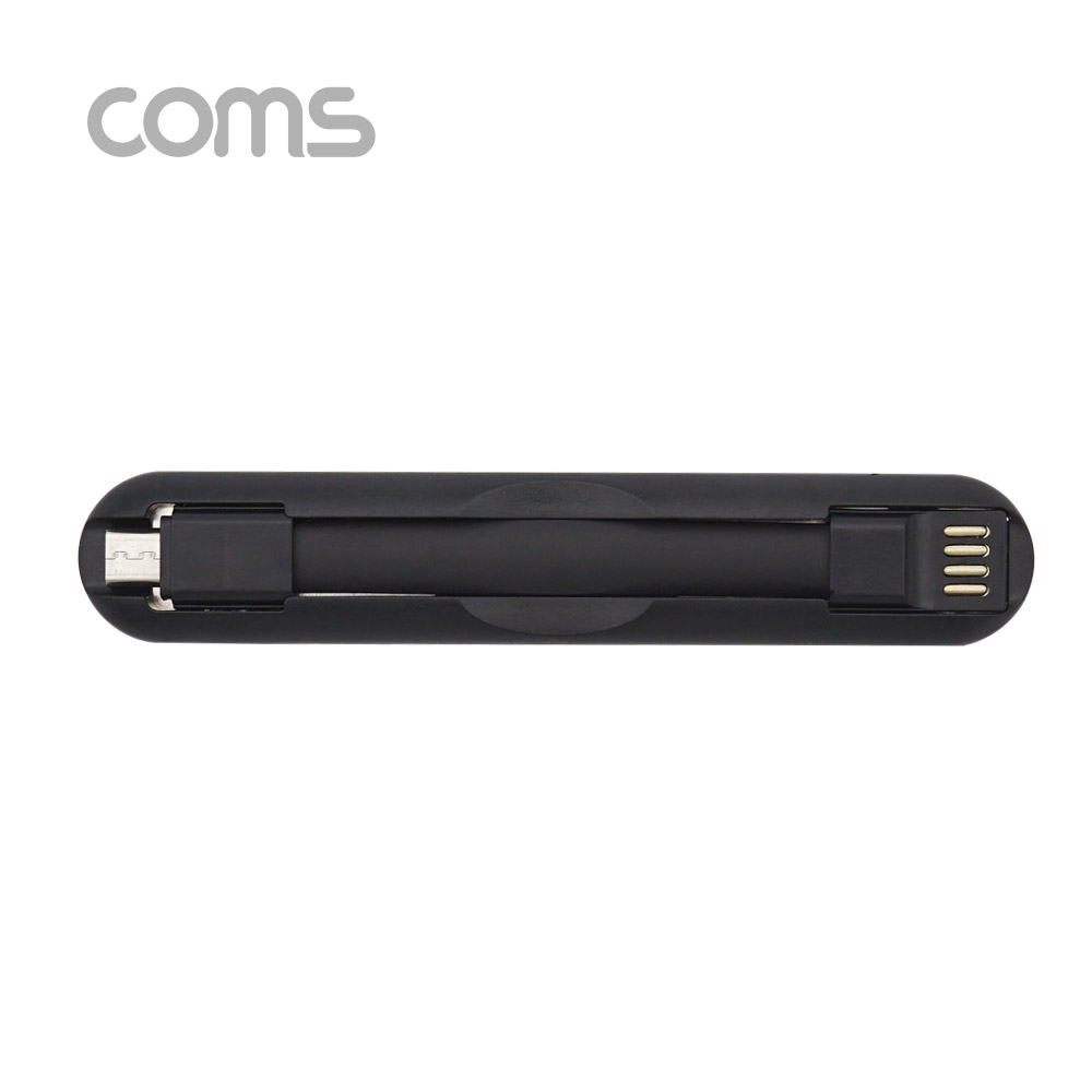 Coms Micro 5P 케이블 / 핸드그립 / Black / 마이크로 5핀 / 5Pin