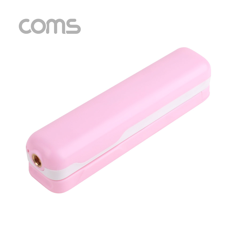 Coms 접이식 유선 셀카봉 / 12~53cm / Pink