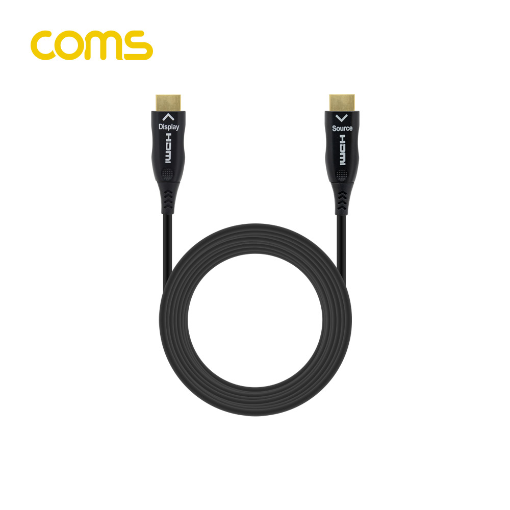 Coms HDMI 2.0 리피터 광 케이블(Optical + Coaxial) 20M / 4K2K@60Hz 지원