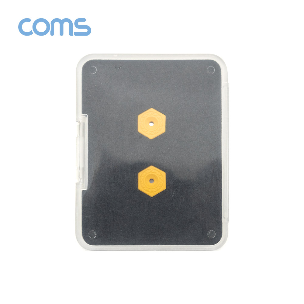Coms 알파 에너지 힐링칩 2개 SET/치유에너지/생체에너지 활성화로 통증완화/차량연비개선