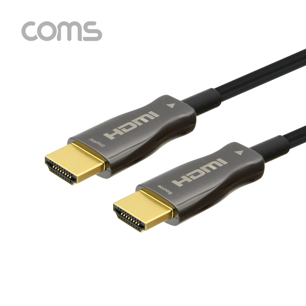 Coms HDMI 2.0 리피터 광 케이블(Optical + Coaxial) 5M / 4K2K@60Hz 지원, 4:4:4
