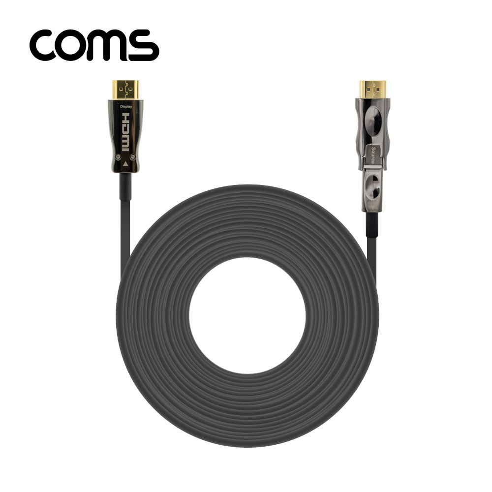 Coms HDMI 2.0 + Micro HDMI 분리형 리피터 광 케이블 70M / 4K2K@60Hz / ARC 기능 지원