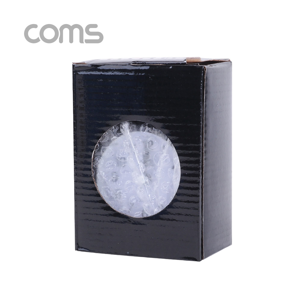 Coms 탁상용 아날로그 시계 / Black / 알람시계 / 원형 / 무소음