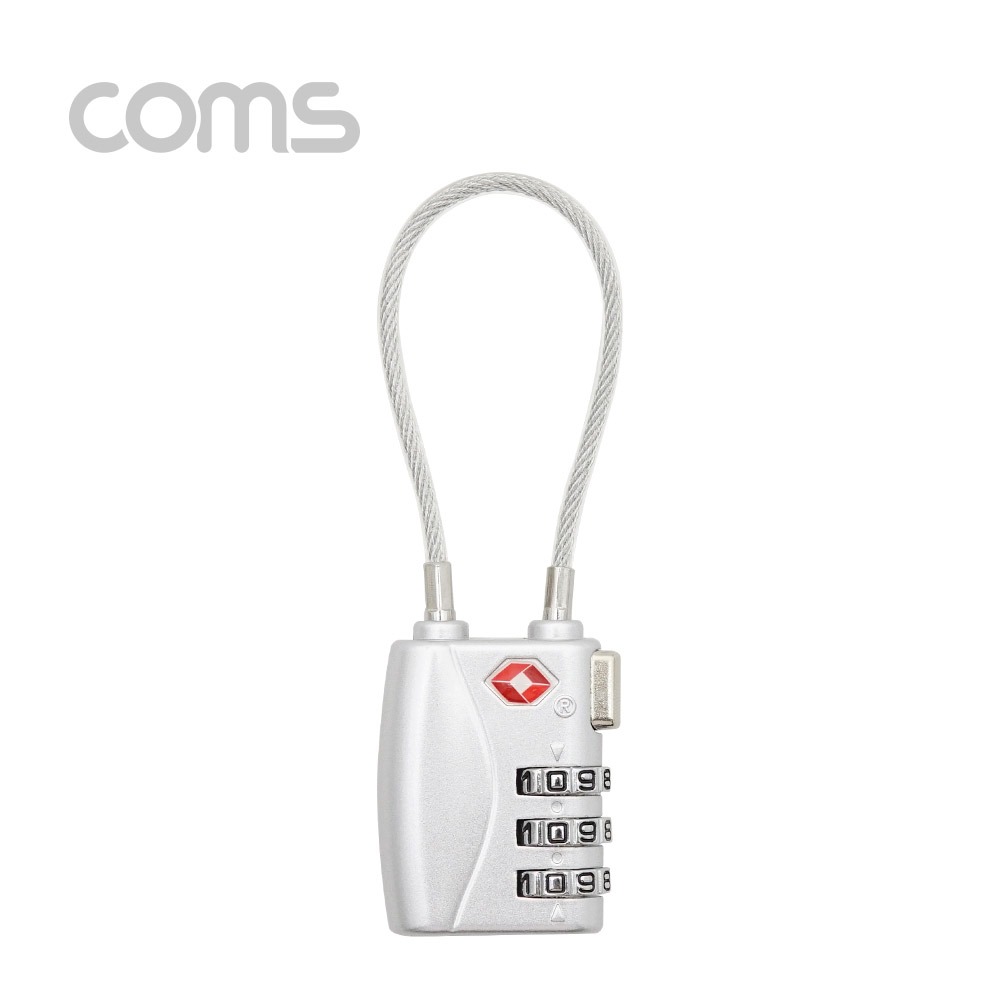 Coms 여행가방 도난방지 자물쇠, 3 Number