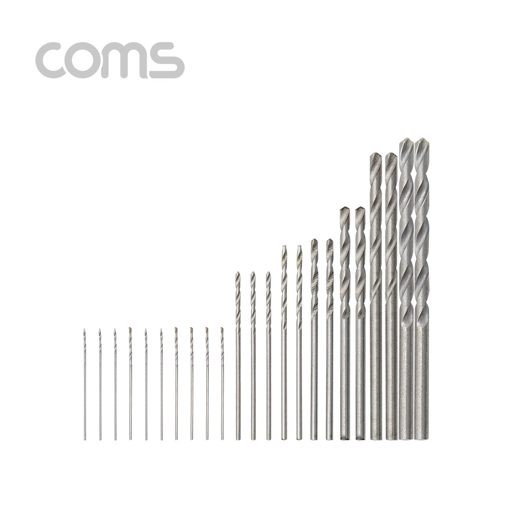 Coms 드릴 비트 세트, 25pcs(0.5~3mm)