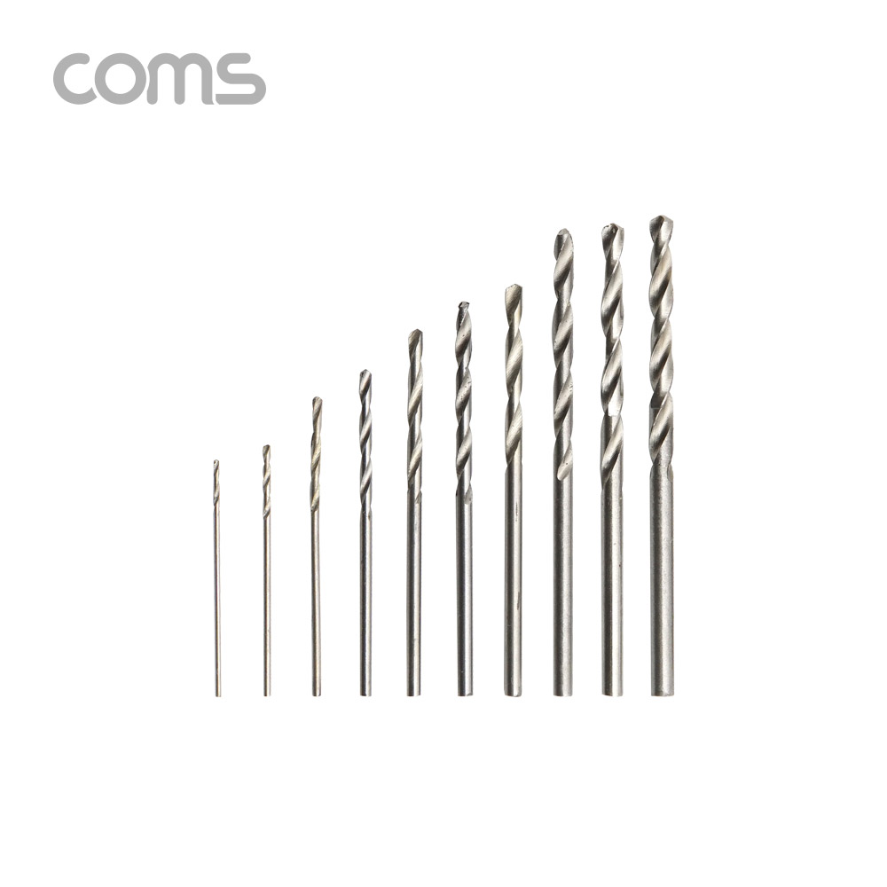 Coms 드릴 비트 세트 / 10pcs / 0.8mm ~ 3mm