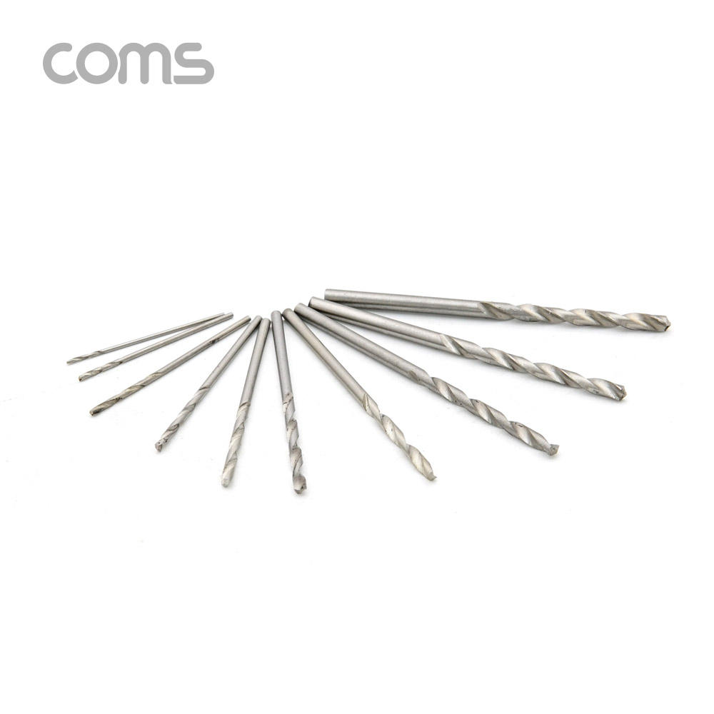Coms 드릴 비트 세트 / 10pcs / 0.8mm ~ 3mm