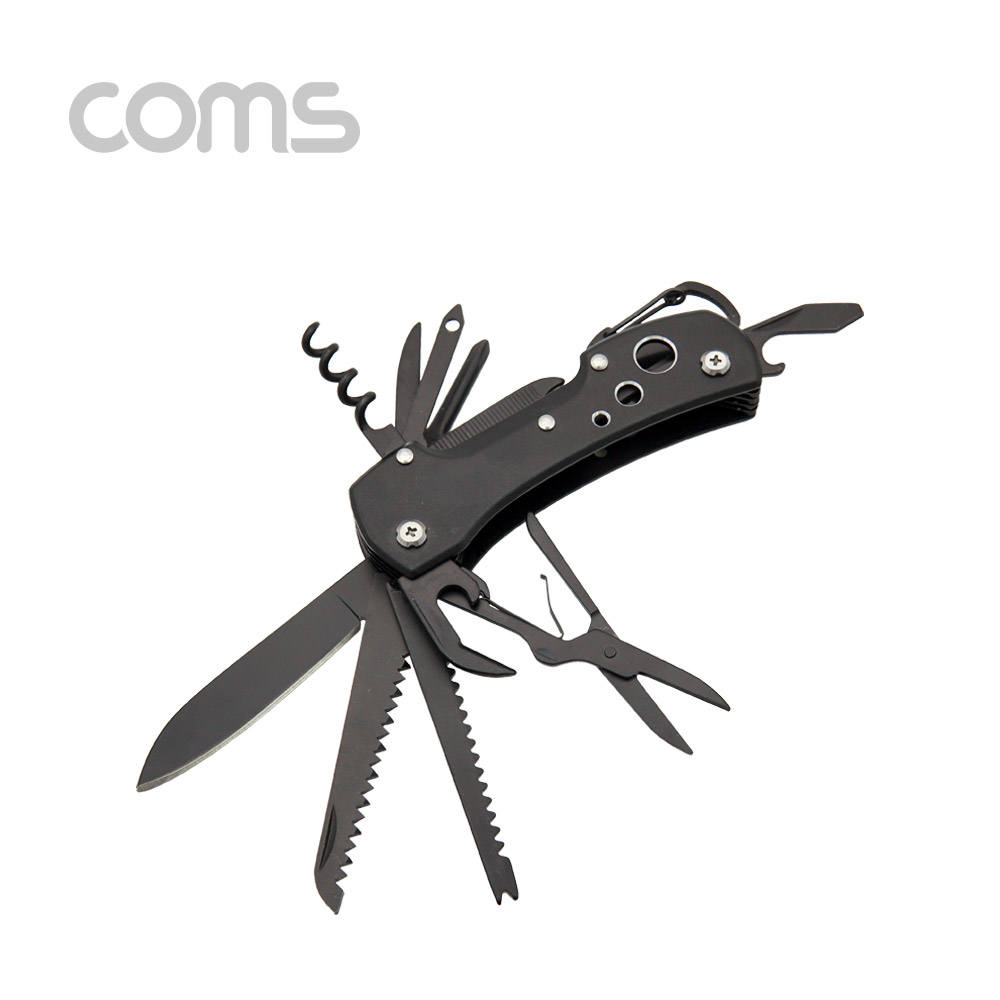 Coms 다용도 공구/ 맥가이버칼 -가위, 드라이버, 톱, 나이프, 와인오프너, 드라이버 등