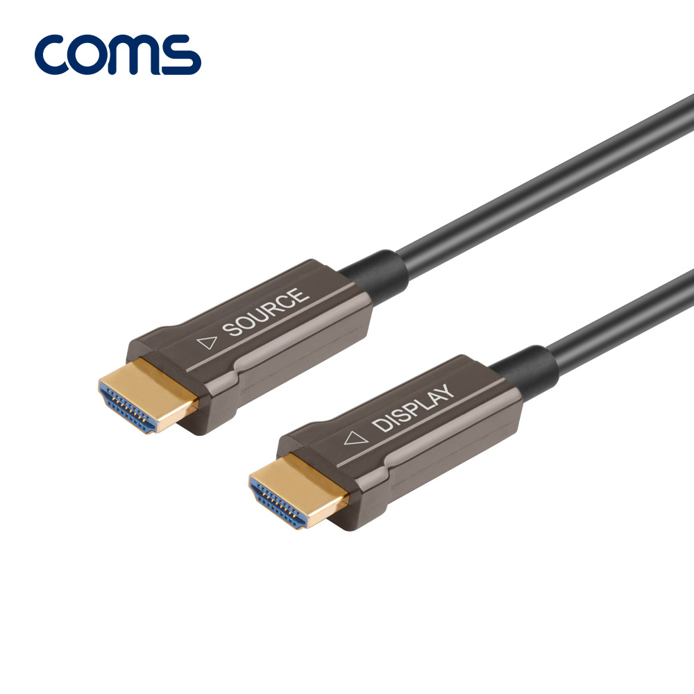 Coms HDMI 2.1 리피터 광케이블 10M / 8K@60Hz, 최대 4K@120Hz / ARC 기능 지원
