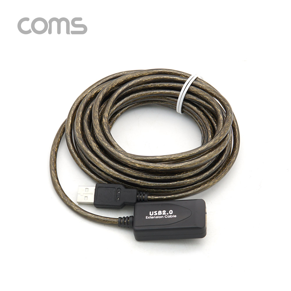 Coms USB 2.0 리피터(무전원) / 연장 케이블 / Active Extension Cable / 5M