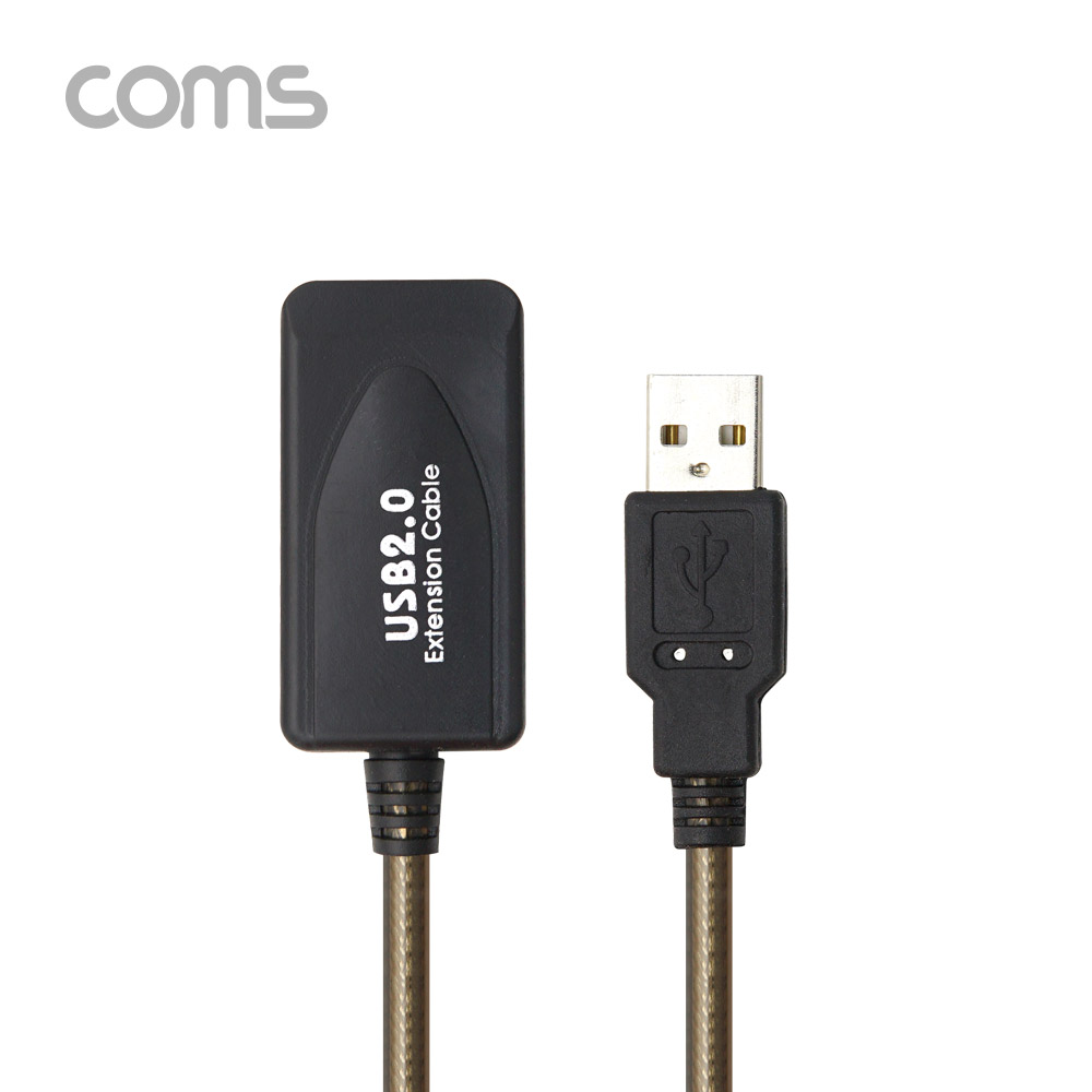 Coms USB 2.0 리피터(무전원) / 연장 케이블 / Active Extension Cable / 15M