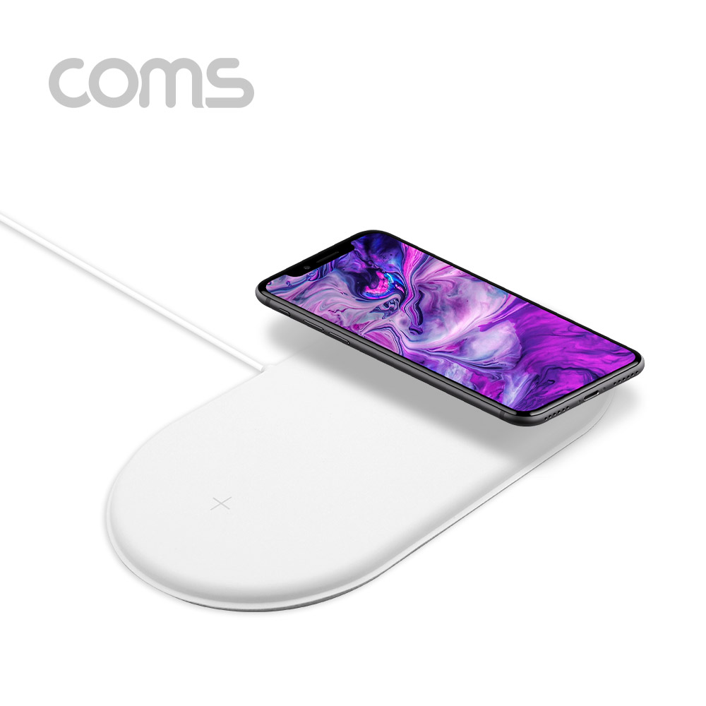 Coms 3 in1 스마트폰 무선 충전기, 멀티 충전 / 동시 충전 /스마트 워치, 무선 이어폰 충전