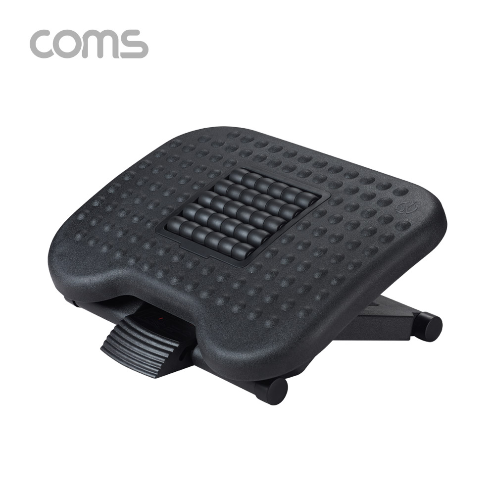 Coms 발 받침대 / FOOT REST / 사무실용 / 3단 높이조절 / 지압 가능 / 자율각도조절