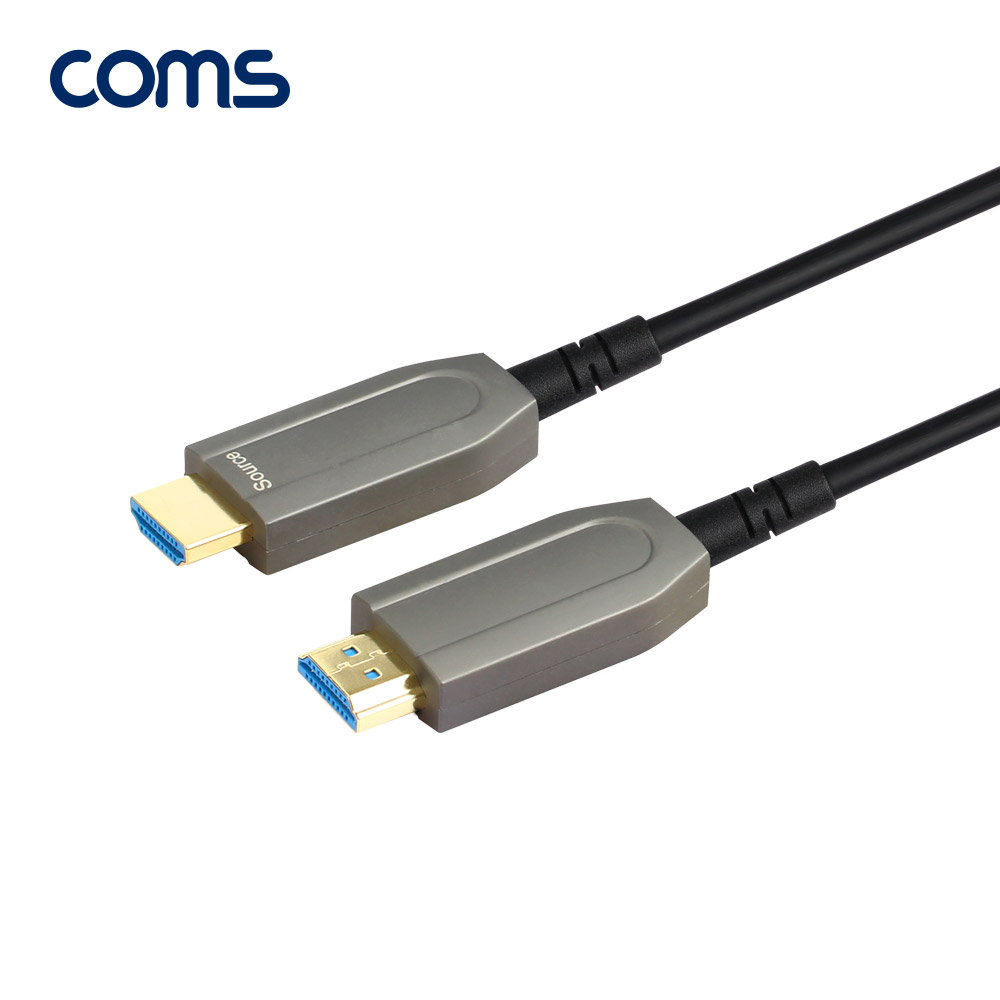 Coms HDMI 2.1 리피터 광케이블 100M / 8K@60Hz, 최대4K@120Hz