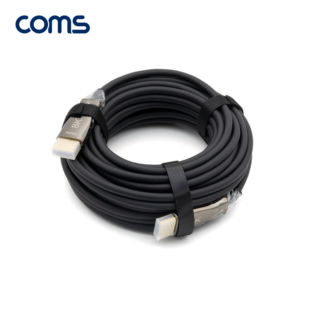Coms HDMI 2.1 AOC 리피터 광케이블 10M / 8K@60Hz, 최대4K@120Hz