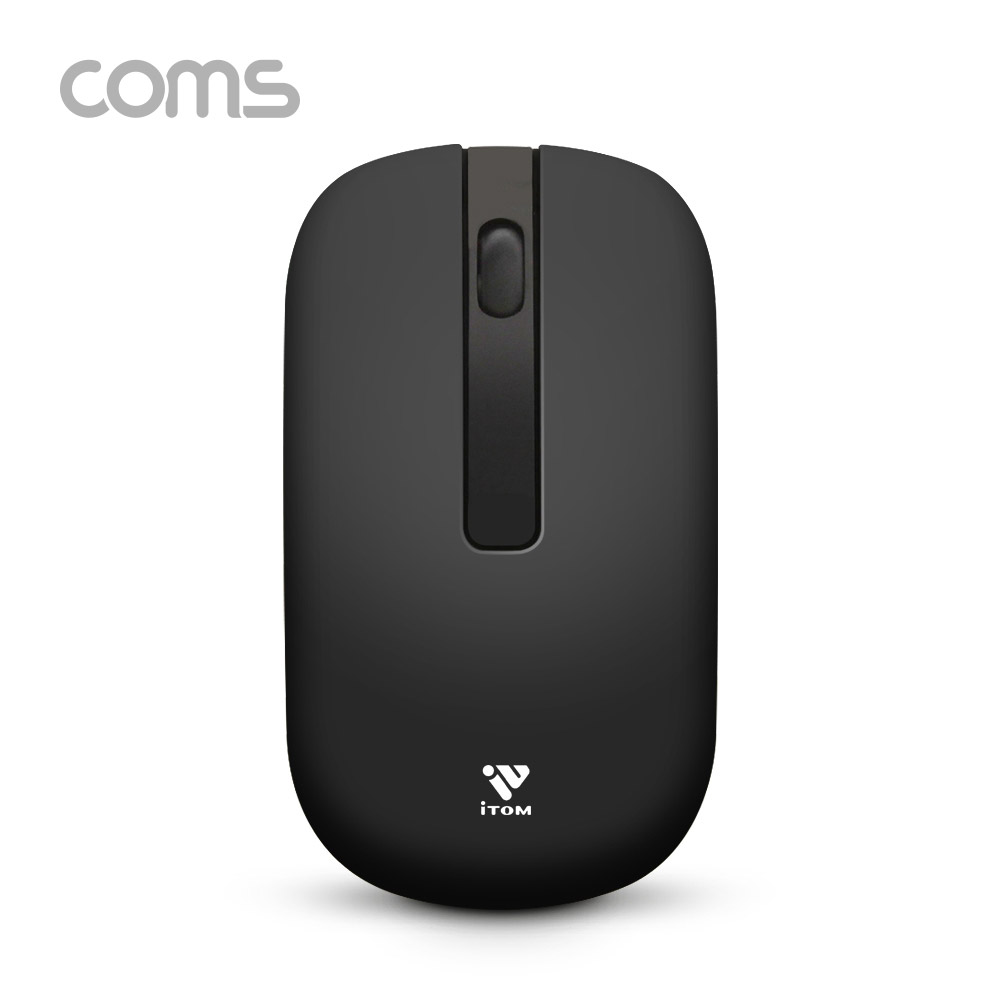 Coms iTOM 무소음 마우스 M1 Black