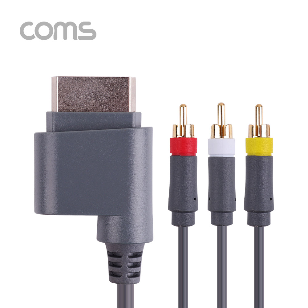 Coms 게임기 AV 케이블 / XBox360용 / 1.8M / XBox to 3RCA