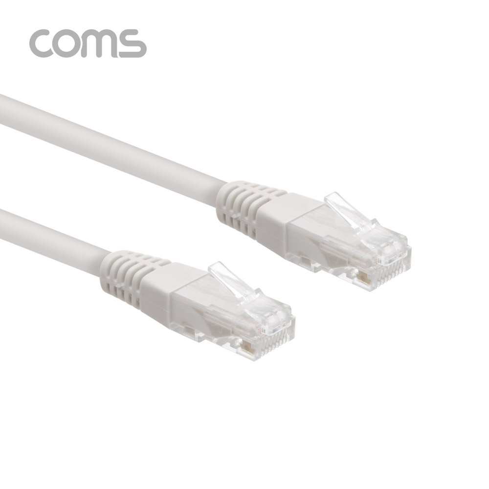 Coms 랜케이블(Direct/Cat 6) / 회색 / 1000Mbps LC / 고급포장 / 5M